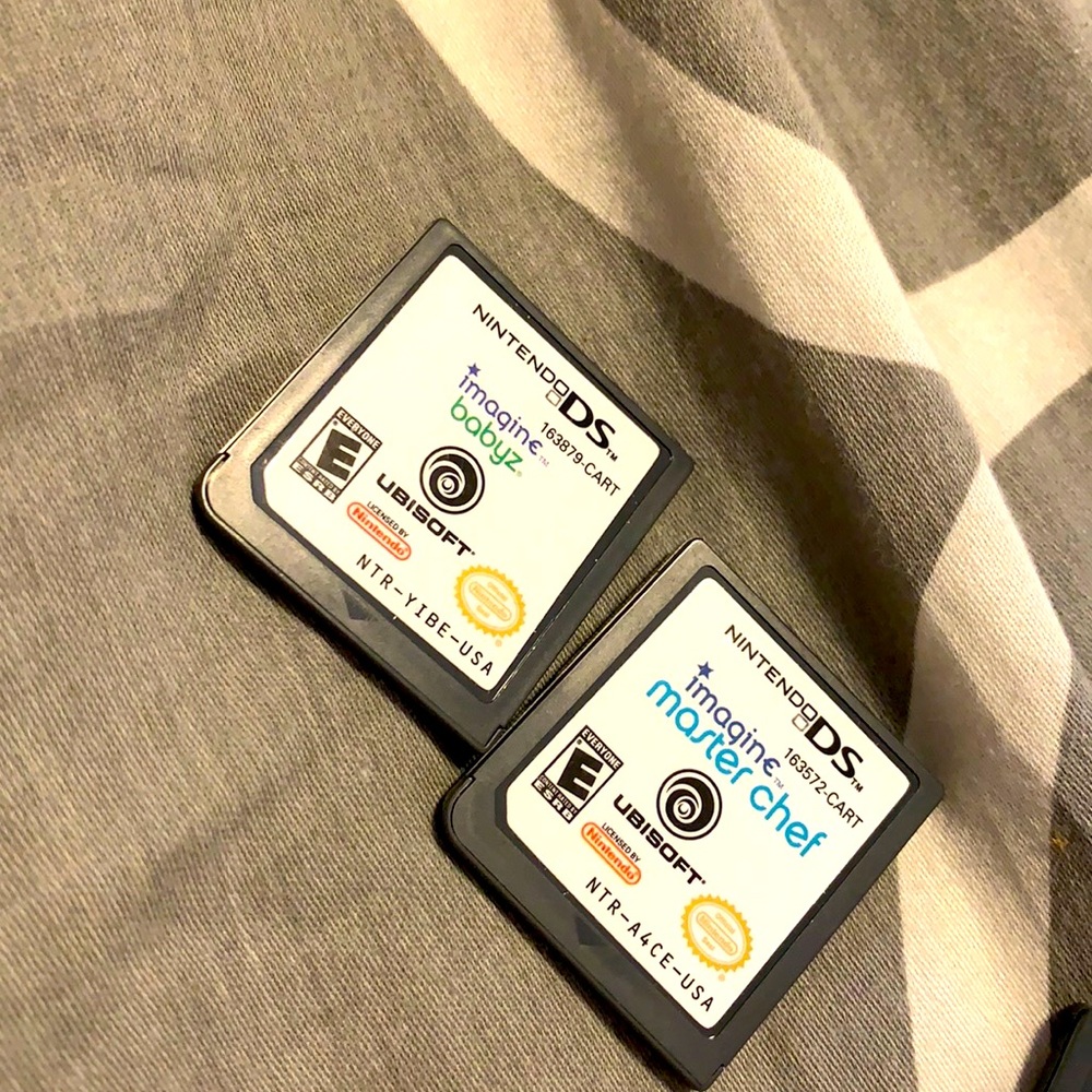 Two Nintendo DS games
